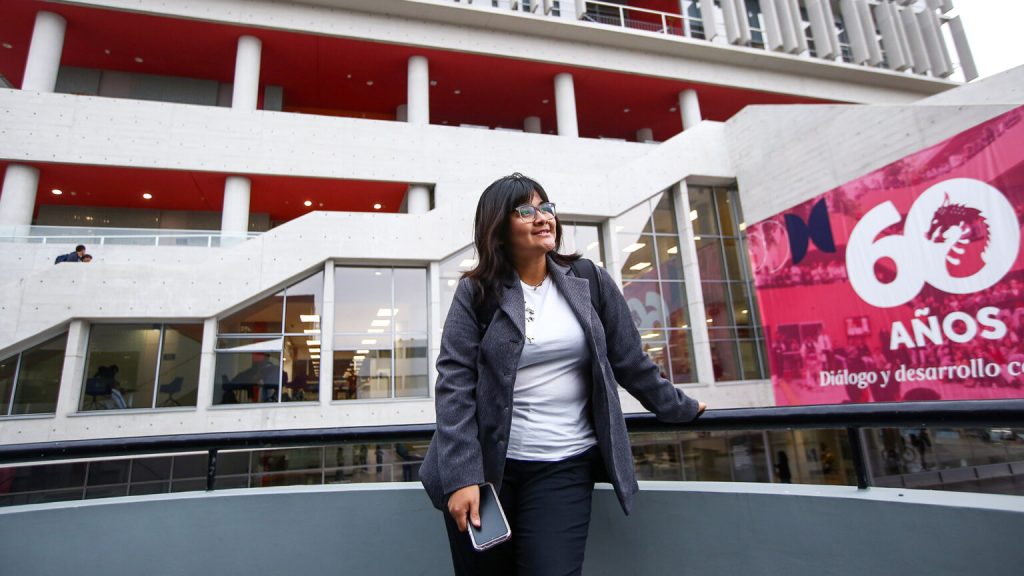 Estudiantes de intercambio en la Pucp.Francisca.© Victor Idrogo / Icónica