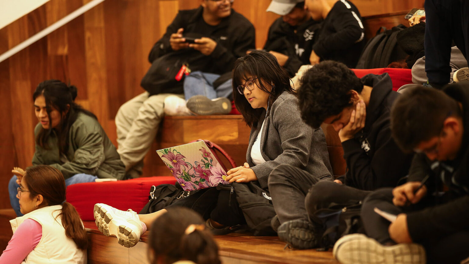 Estudiantes de intercambio en la Pucp.Francisca.© Victor Idrogo / Icónica