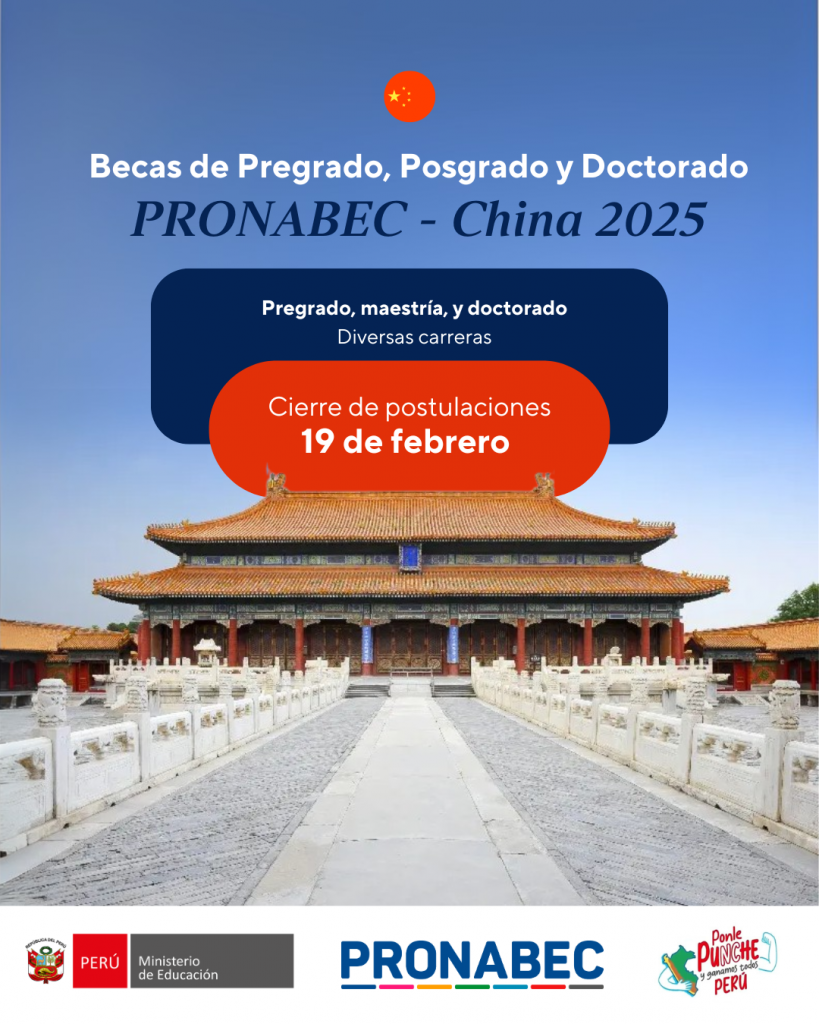 PRONABEC – China 2025