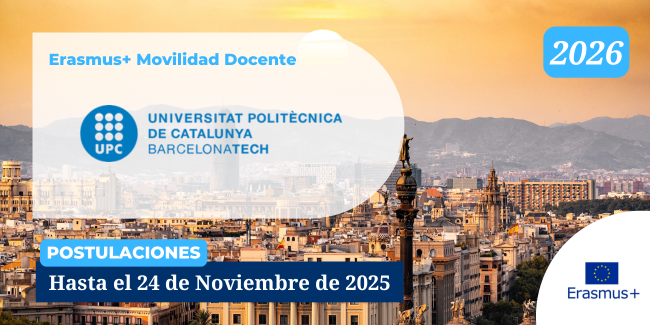 BECAS ERASMUS UPC DOCENTES